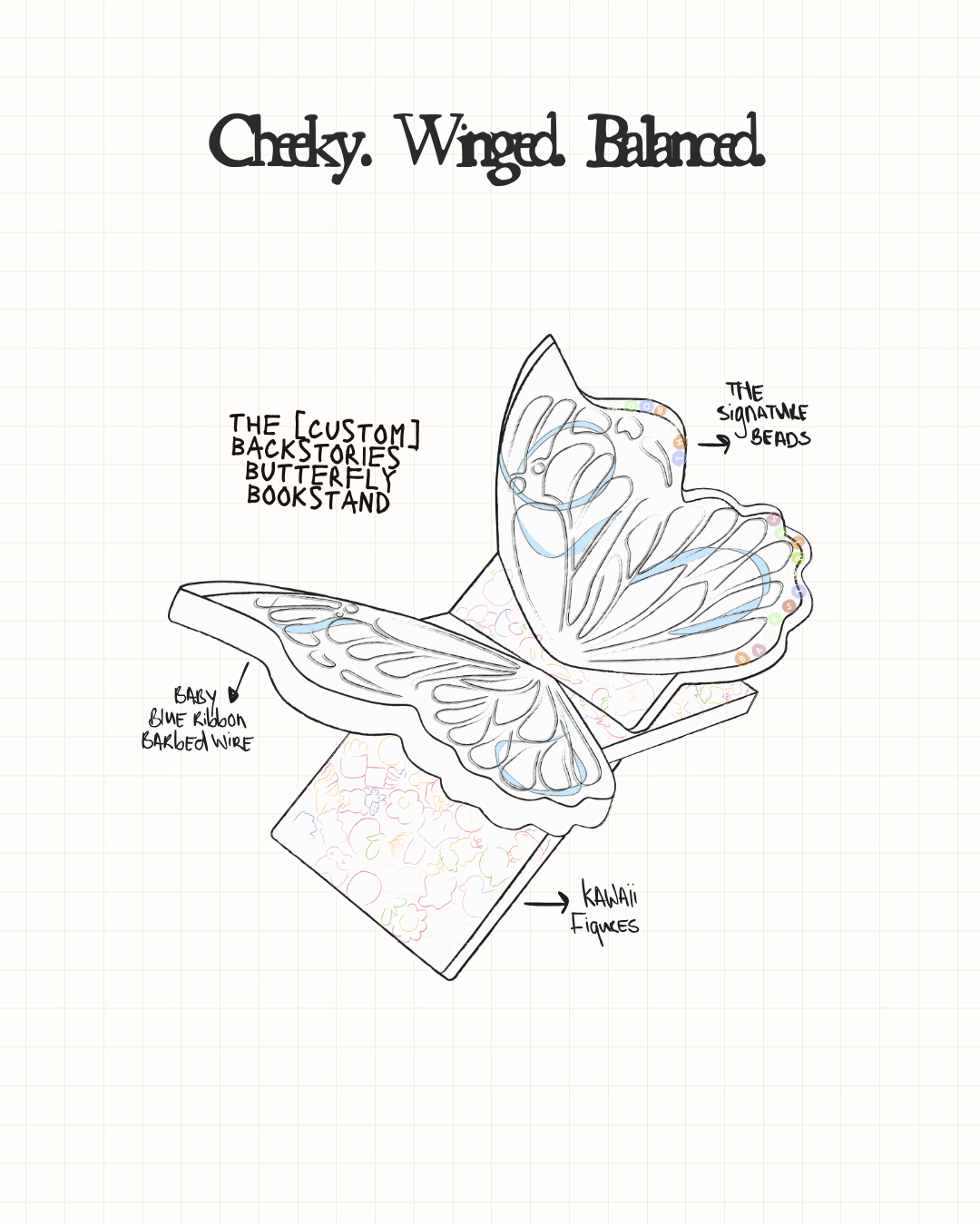 The [Custom] Butterfly Bookstand