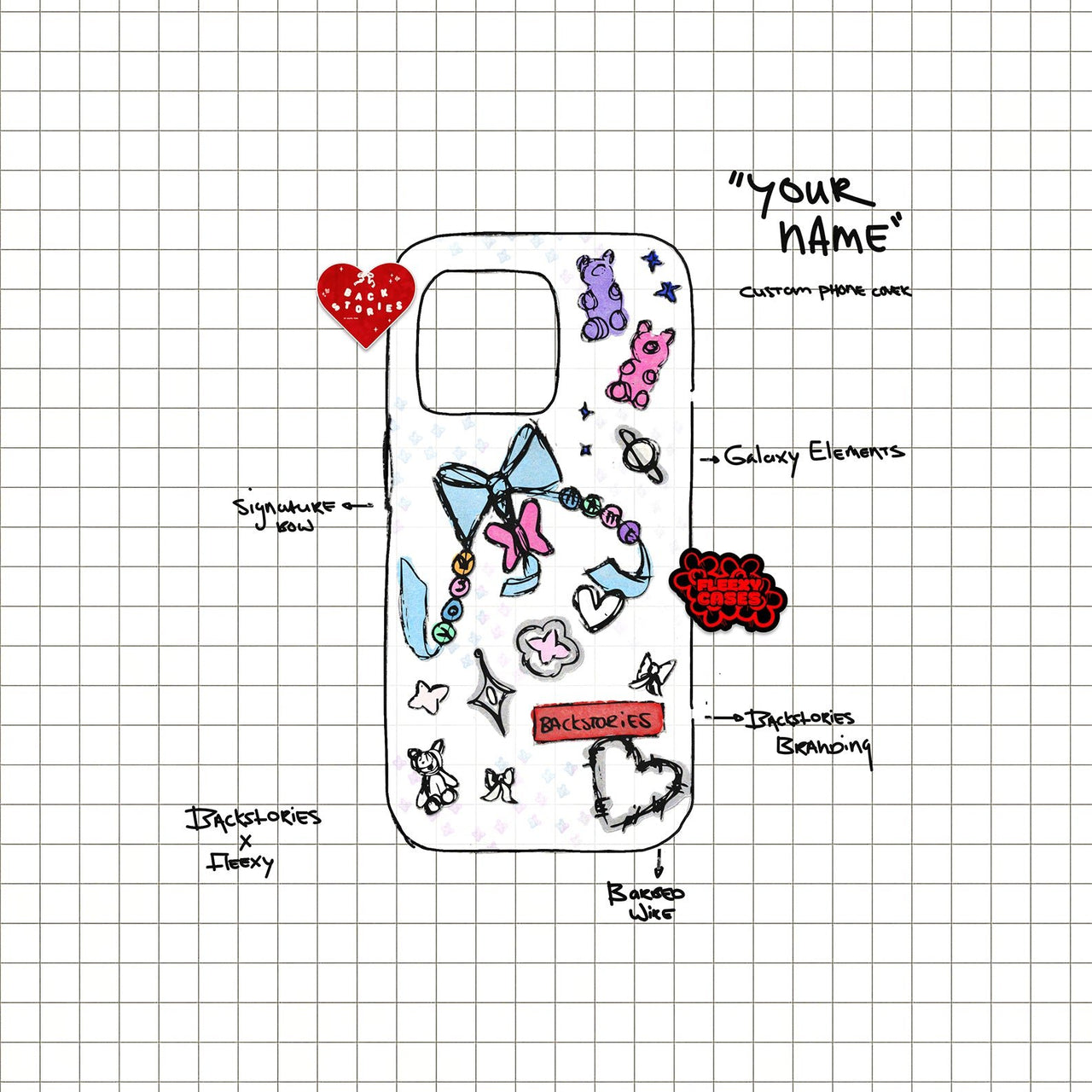 The "Your Name" Phone Case - BACKSTORIES